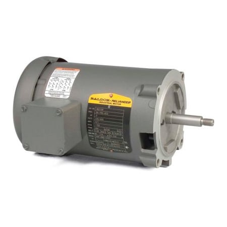 Baldor Electric Co. Baldor-Reliance Motor, .75HP, 3450RPM, 3PH, 60HZ, 56J, 3416M, OPEN, F1 JM3111